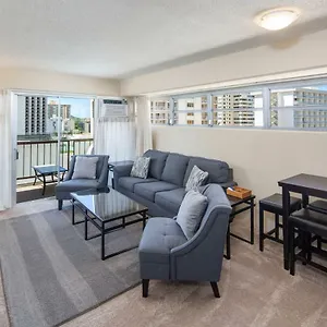  Apartment Ocean View From Lanais-2 Blocks To Waikiki United States